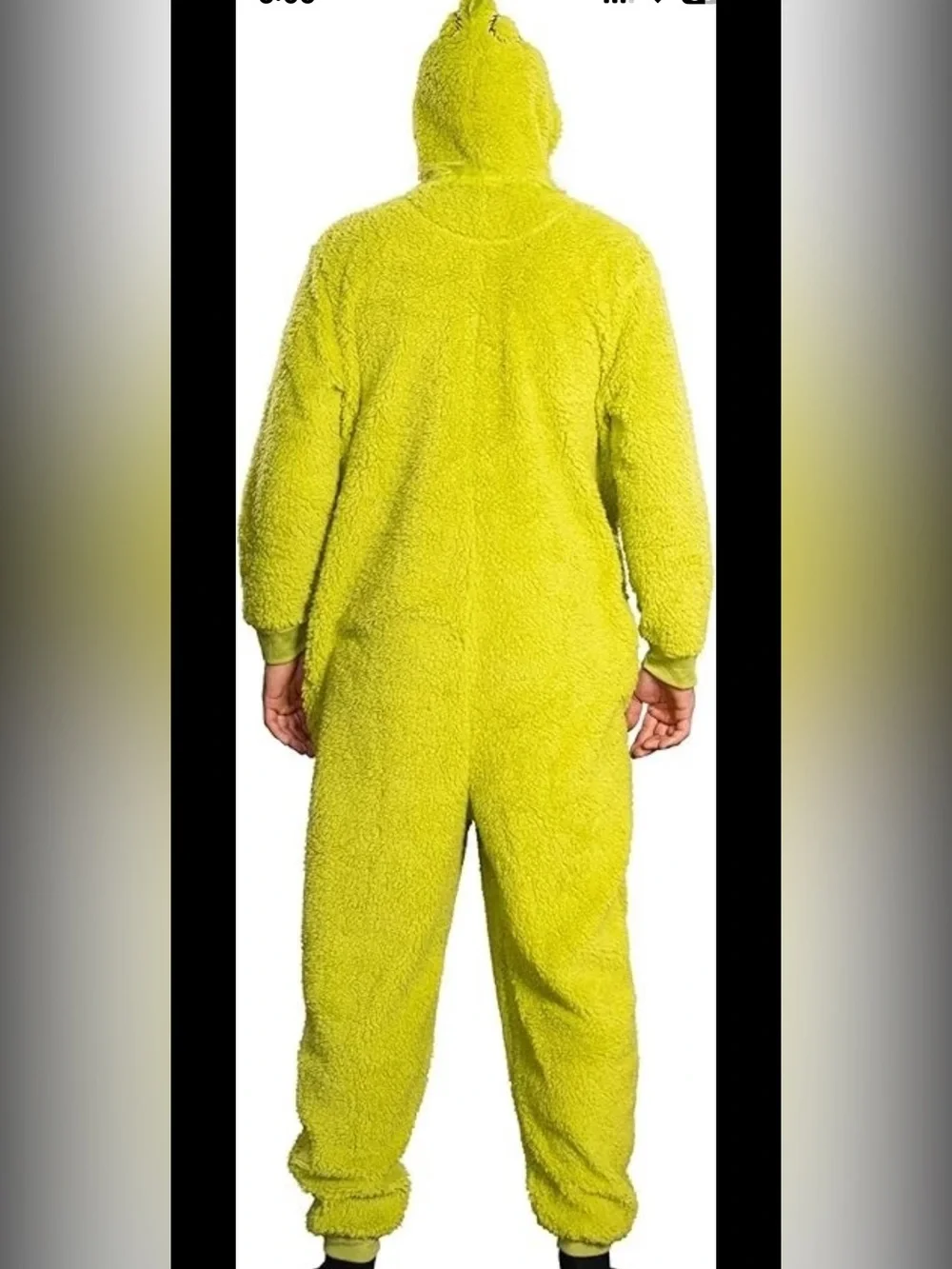 NEW Grinch sleepwear union suit pajama men size S
